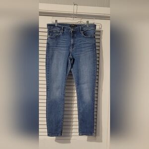 Express Women's Light Blue Skinny Jeans